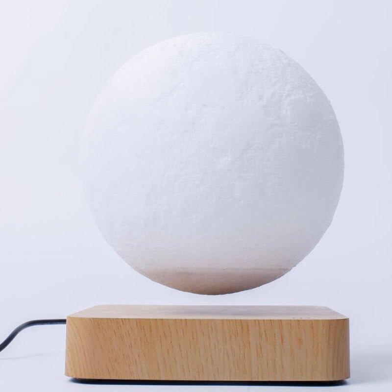 Creative 3D Magnetic Levitation Moon Lamp Night Light 14Cm Rotating Led Moon Floating Lamp Home Decoration Holiday Gifts Touch